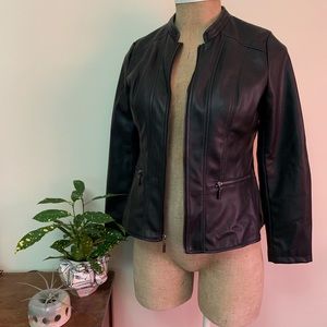 ♠️Alfani Vegan Leather Jacket - Never Worn